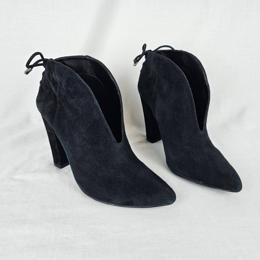 Vince Camuto Andorra Women's Black Suede Ankle Booties